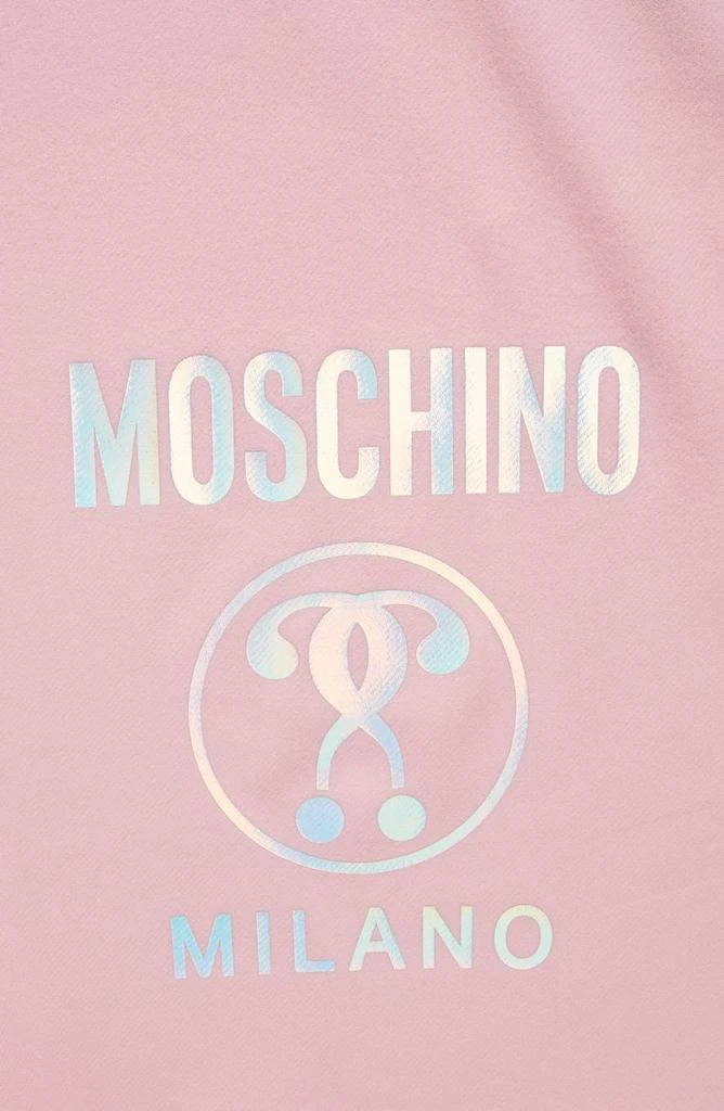 商品Moschino|Holographic Logo Fringe Scarf,价格¥901,第2张图片详细描述