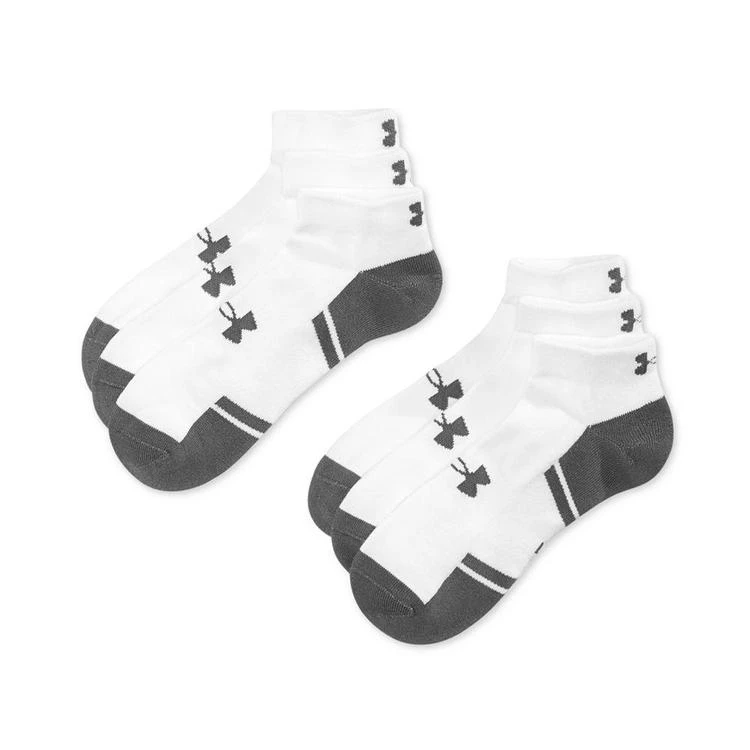 商品Under Armour|Men's Resistor II Low-Cut Socks 6-Pack,价格¥168,第1张图片