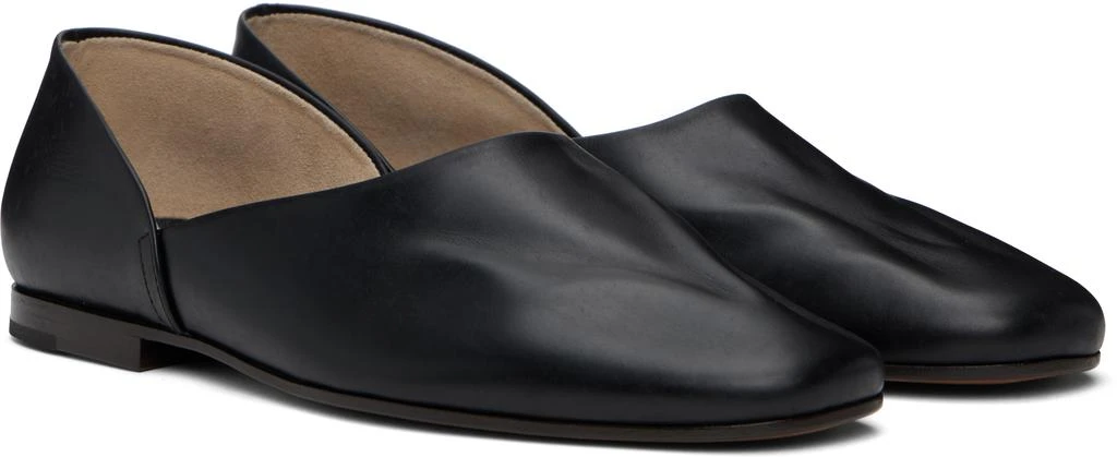 商品MAISON MARGIELA|Black Grecian Slip-on Loafers,价格¥5759,第4张图片详细描述
