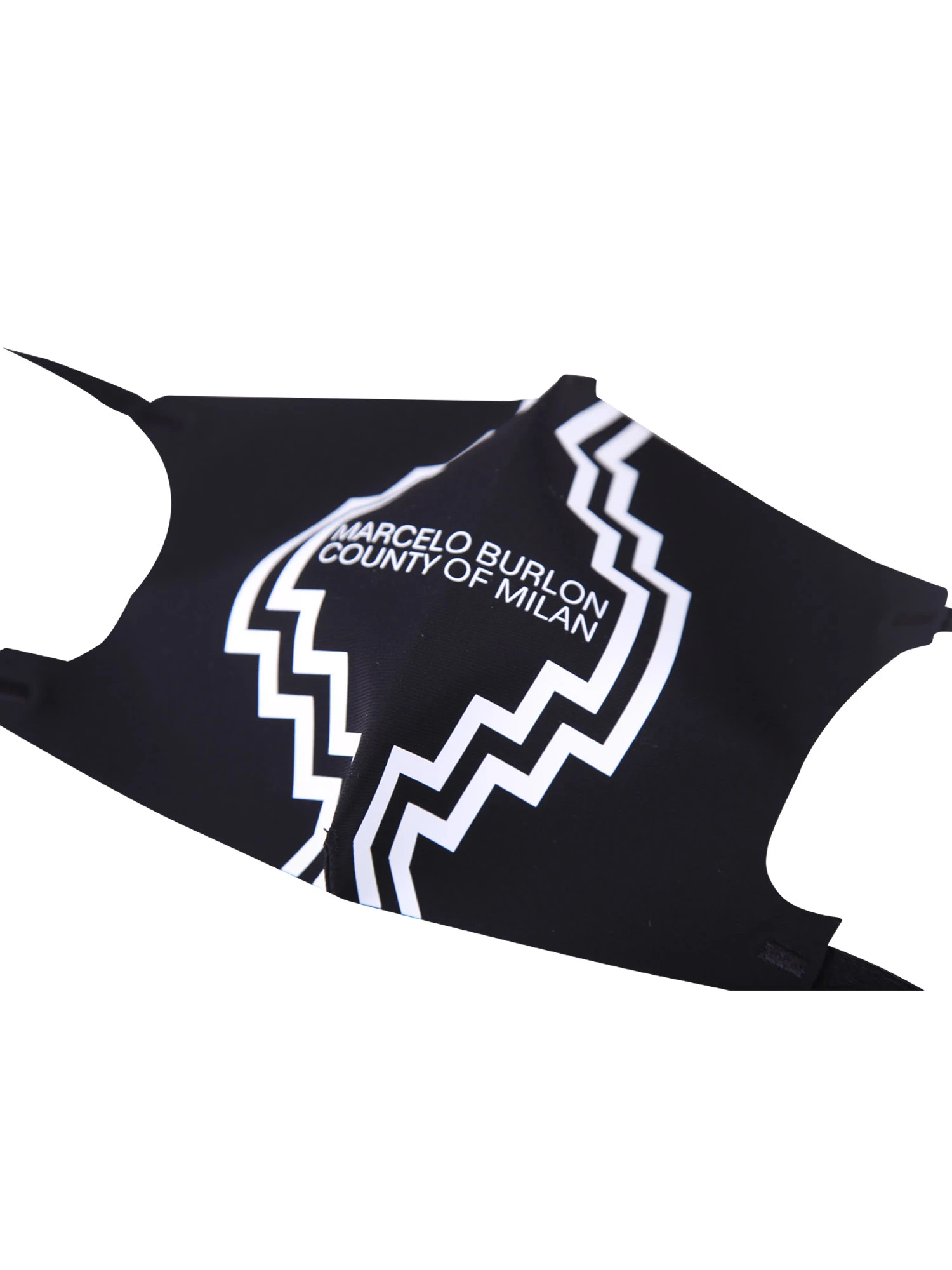 商品【商品预售7天】 Marcelo Burlon|Marcelo Burlon 男士口罩 CMRG007S21FAB0011001 黑色,价格¥704,第3张图片详细描述