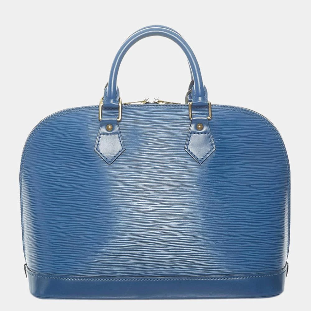 商品[二手商品] Louis Vuitton|Louis Vuitton Blue Epi Leather Alma PM Bag,价格¥5912,第3张图片详细描述