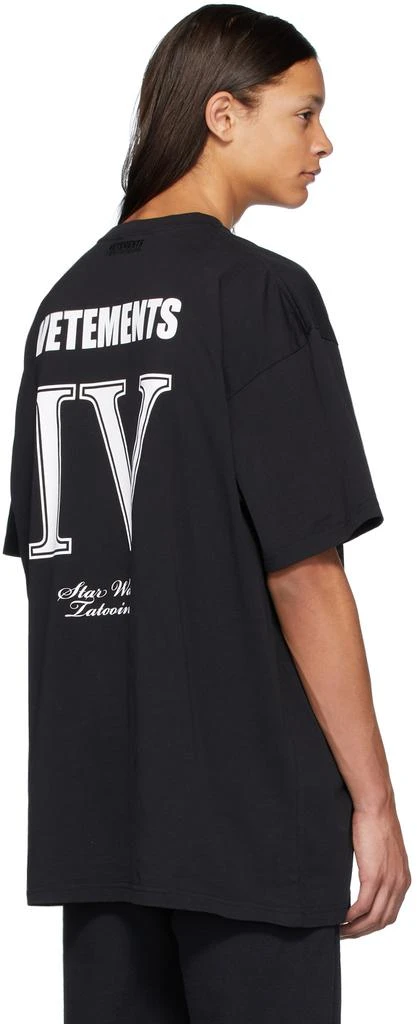 商品Vetements|Black STAR WARS Edition Tatooine Episode IV T-Shirt,价格¥3195,第3张图片详细描述