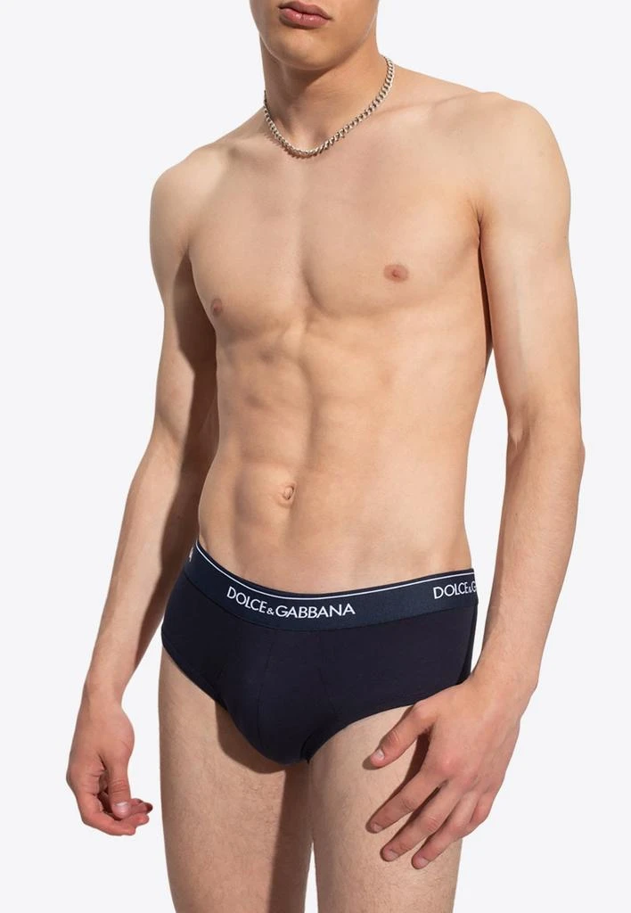 商品Dolce & Gabbana|Two-Pack Logo Briefs,价格¥526,第1张图片