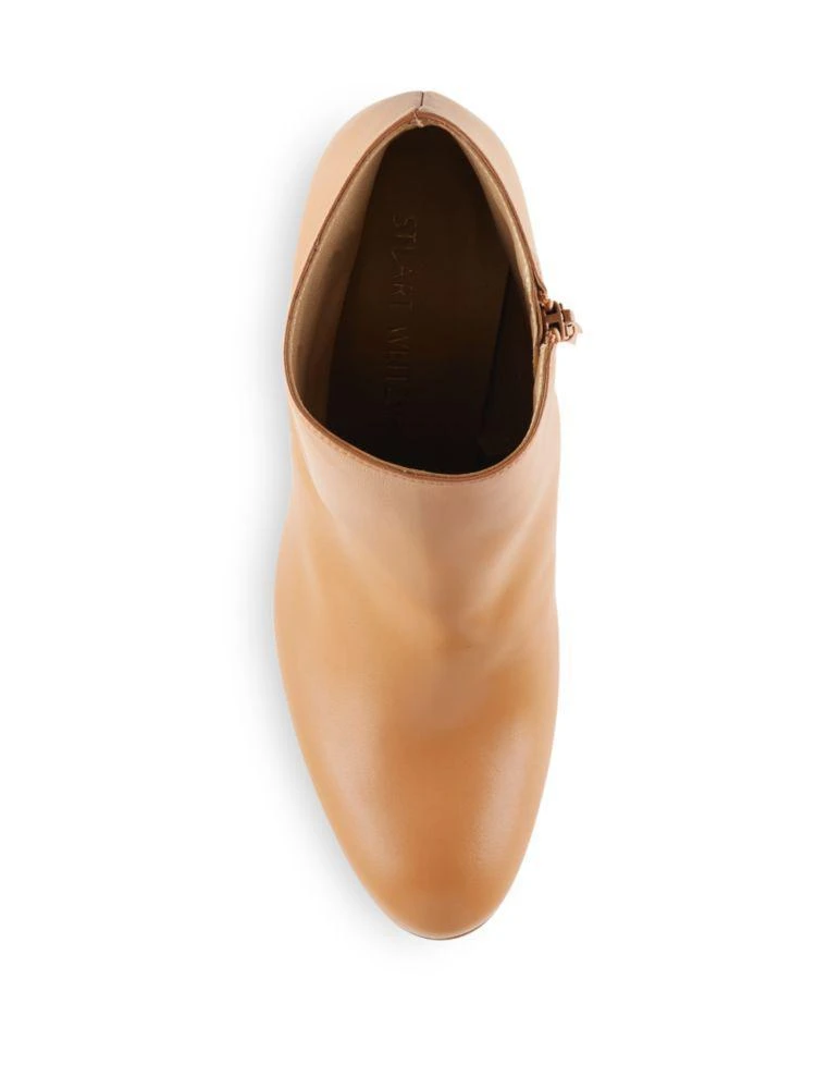 商品Stuart Weitzman|Stop It Leather Booties,价格¥1262,第4张图片详细描述