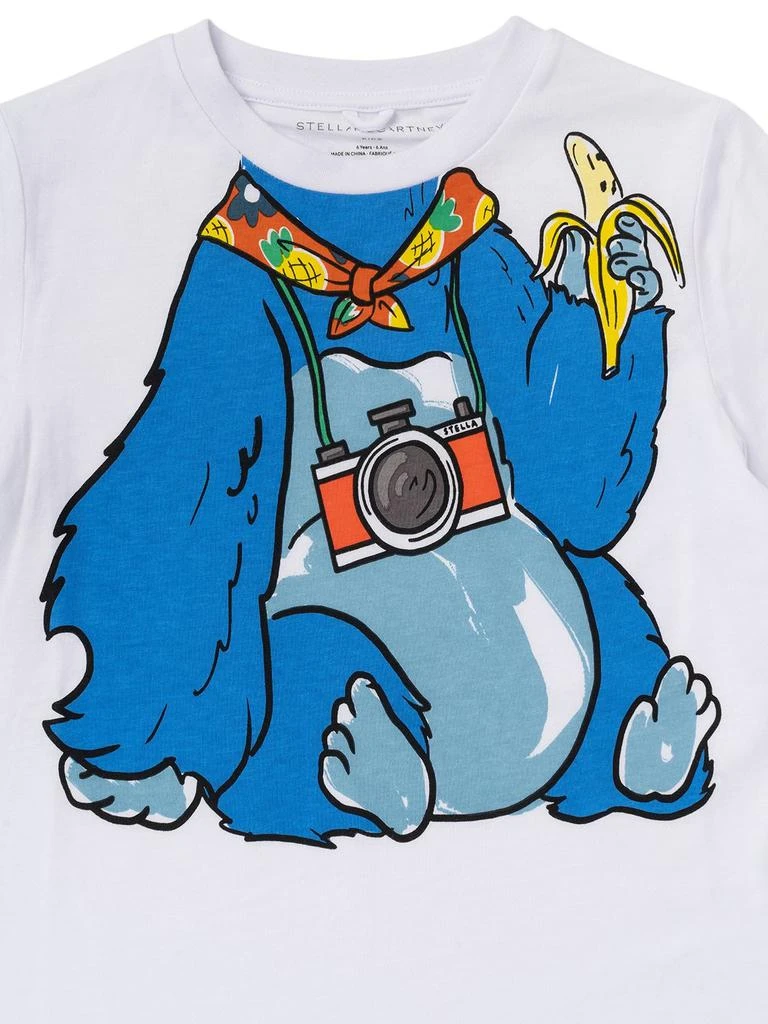 商品Stella McCartney|Gorilla Print Organic Cotton T-shirt,价格¥378,第1张图片