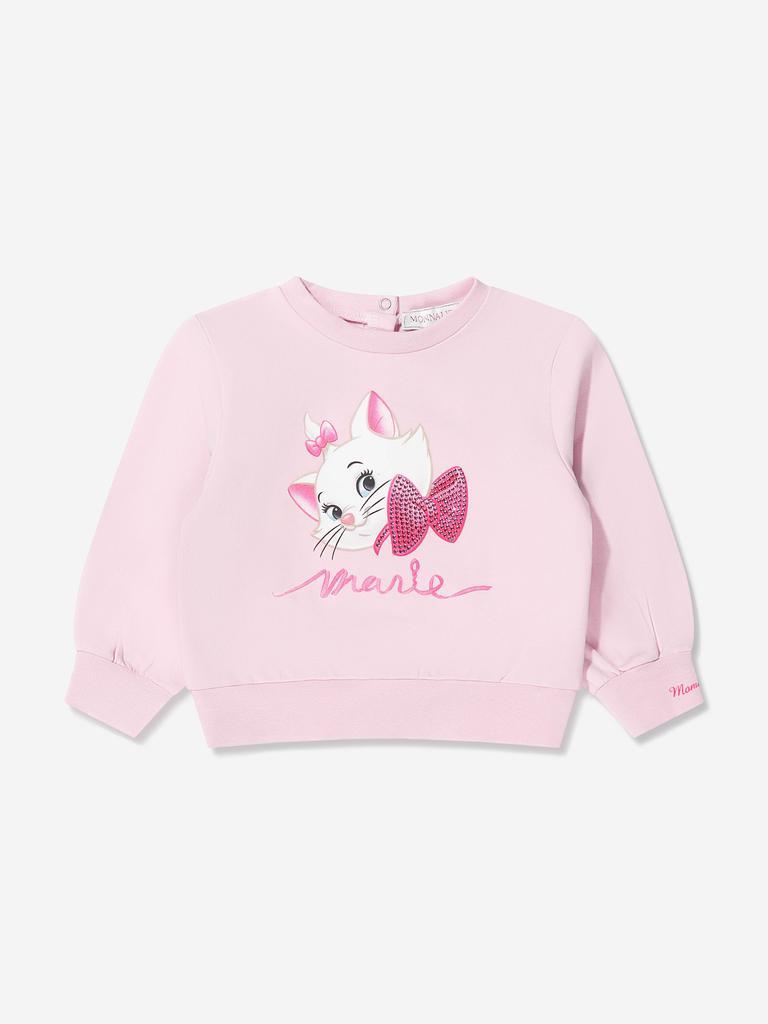 商品MONNALISA|Monnalisa Pink Baby Girls Marie Sweatshirt,价格¥725,第1张图片