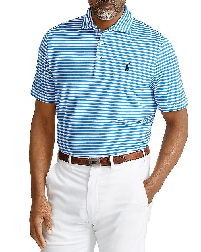 商品Ralph Lauren|Striped Performance Polo Shirt,价格¥447,第1张图片