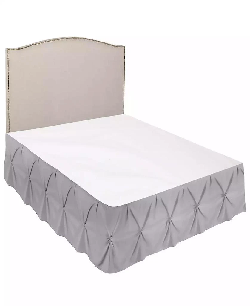 商品Nestl|Bedding 14" Tailored Pinch Pleated Bedskirt, California King,价格¥93,第3张图片详细描述