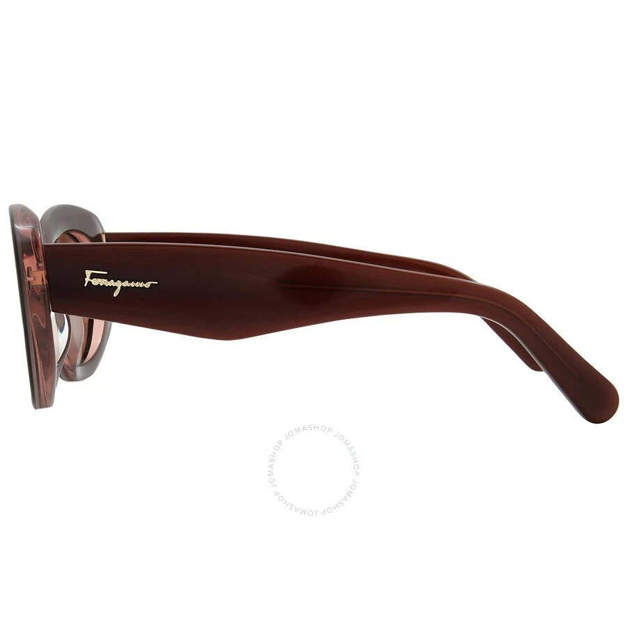 商品Salvatore Ferragamo|Brown Oval Ladies Sunglasses SF1080S 211 53,价格¥590,第3张图片详细描述