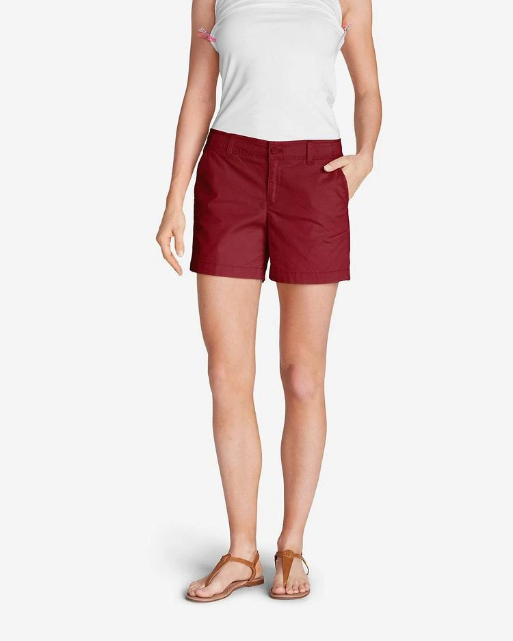 Women's Willit Poplin Shorts - Solid 商品