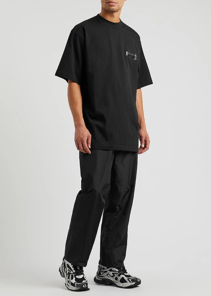 商品Balenciaga|Political taped cotton T-shirt,价格¥3649,第4张图片详细描述