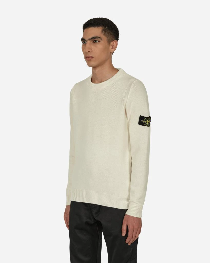 商品Stone Island|Wool Crewneck Sweater White,价格¥2165,第2张图片详细描述