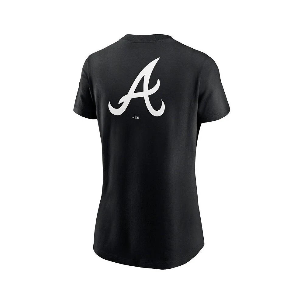 商品NIKE|Women's Black Atlanta Braves Over Shoulder T-shirt,价格¥302,第3张图片详细描述
