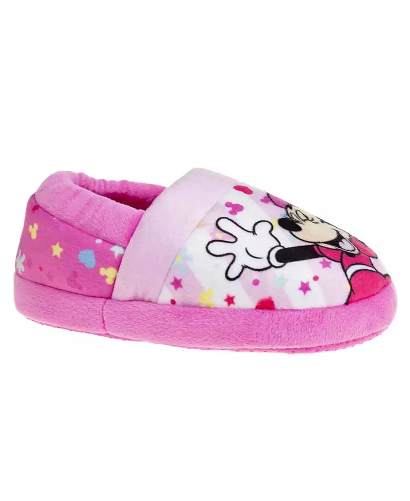 商品Disney|Little Girls Minnie Mouse Happy Go Lucky Dual Sizes Slippers,价格¥172,第1张图片