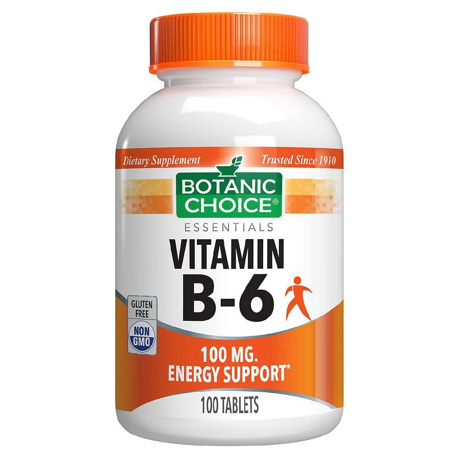 商品Botanic Choice|Vitamin B-6 100mg,价格¥42,第1张图片