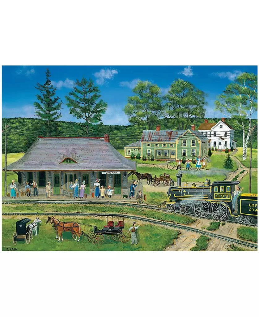 商品Eurographics|Inc Bob Fair - Canaan Station Xl Pieces Family Puzzle- 300 Pieces,价格¥128,第2张图片详细描述