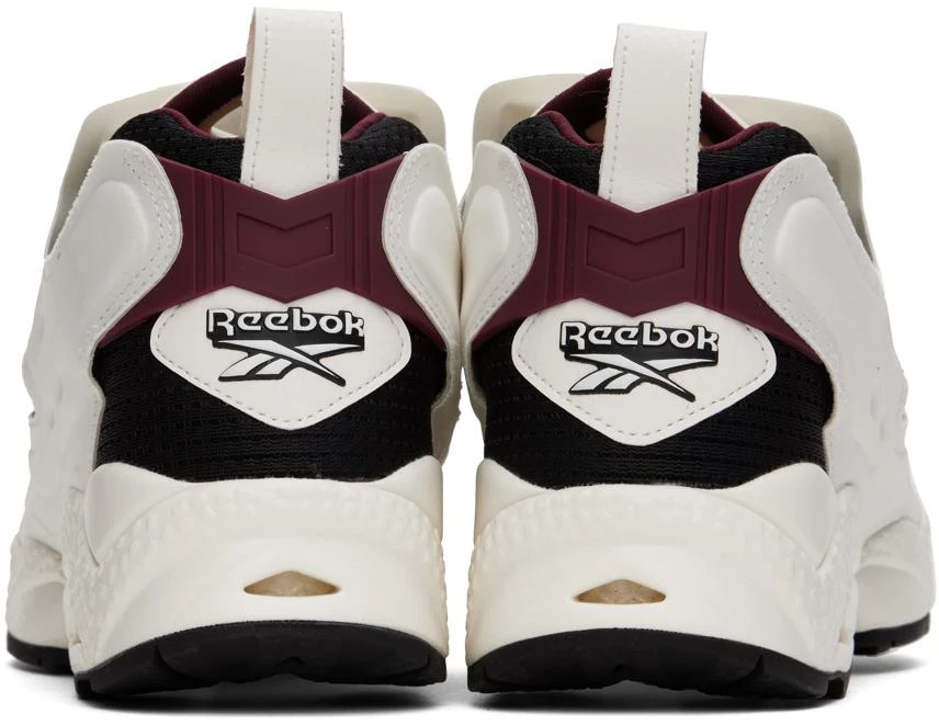 商品Reebok|White & Burgundy Instapump Fury 95 Sneakers,价格¥744,第2张图片详细描述