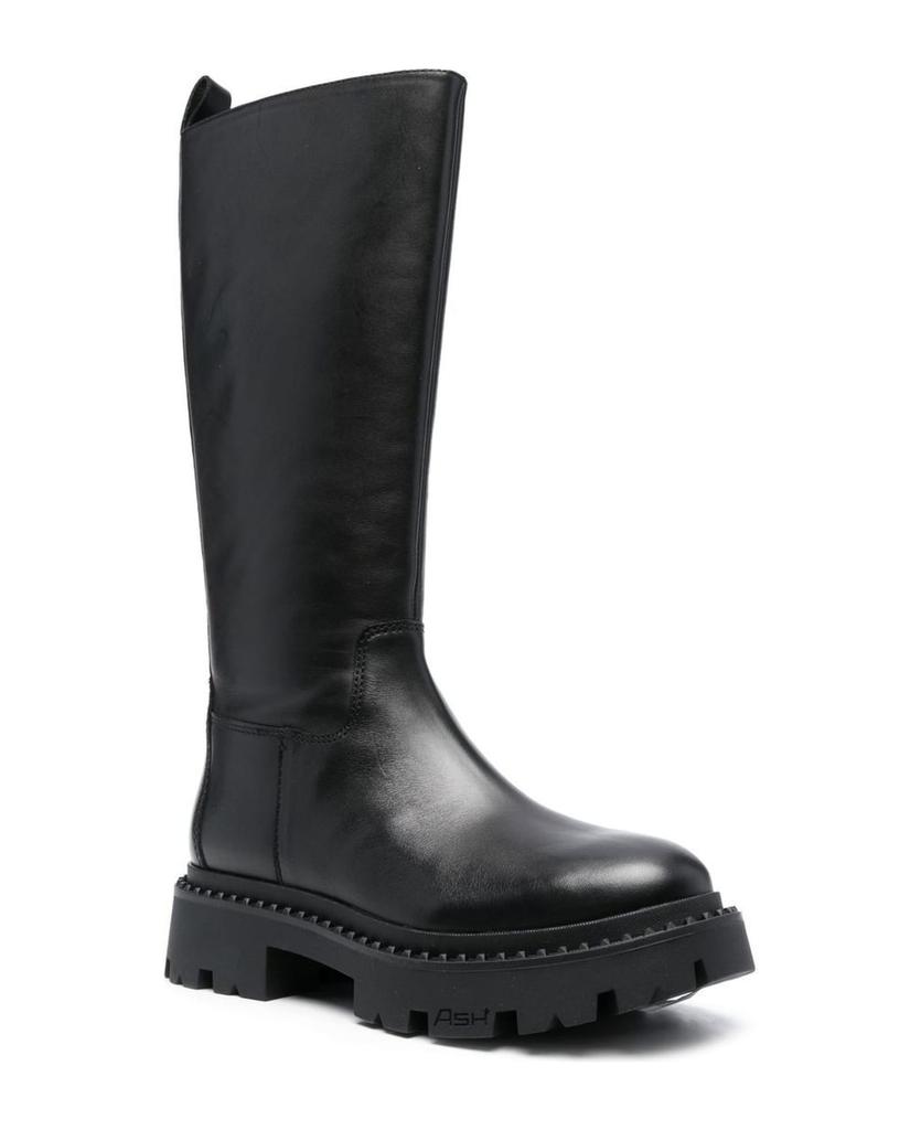 Black Calf Leather Gold Boots商品第2张图片规格展示