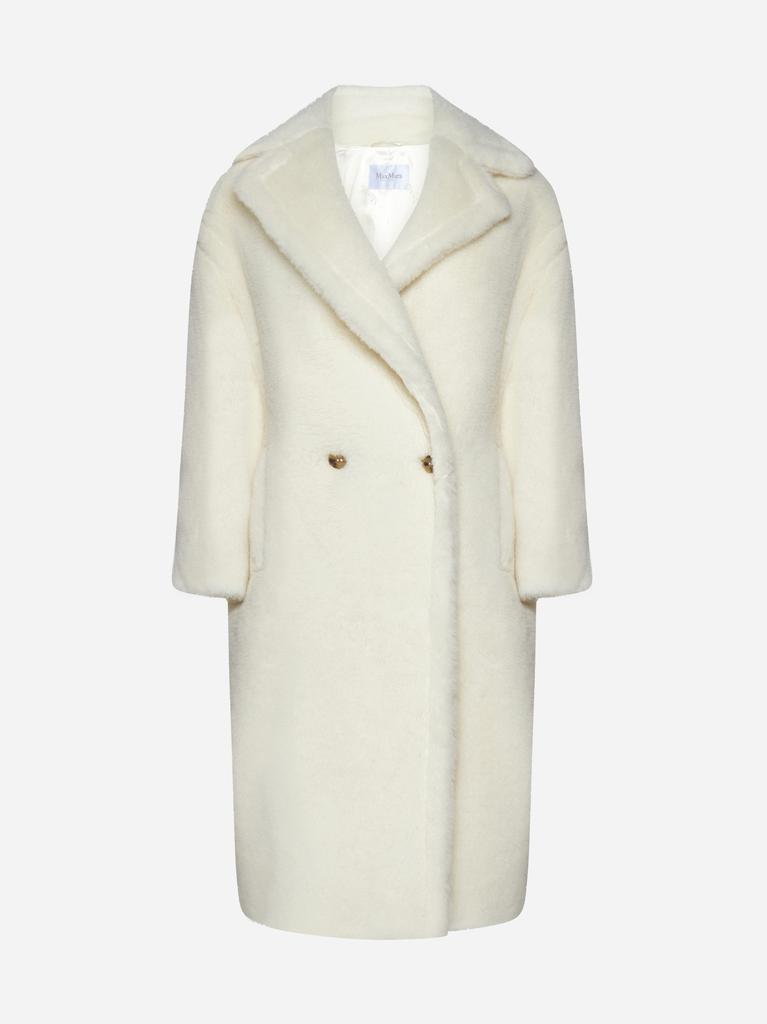 商品Max Mara|Teddy Bear Icon alpaca and wool blend coat,价格¥14695,第1张图片