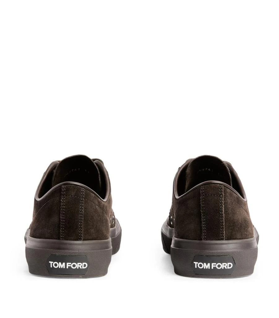 商品Tom Ford|Suede Cambridge Low-Top Sneakers,价格¥4541,第3张图片详细描述