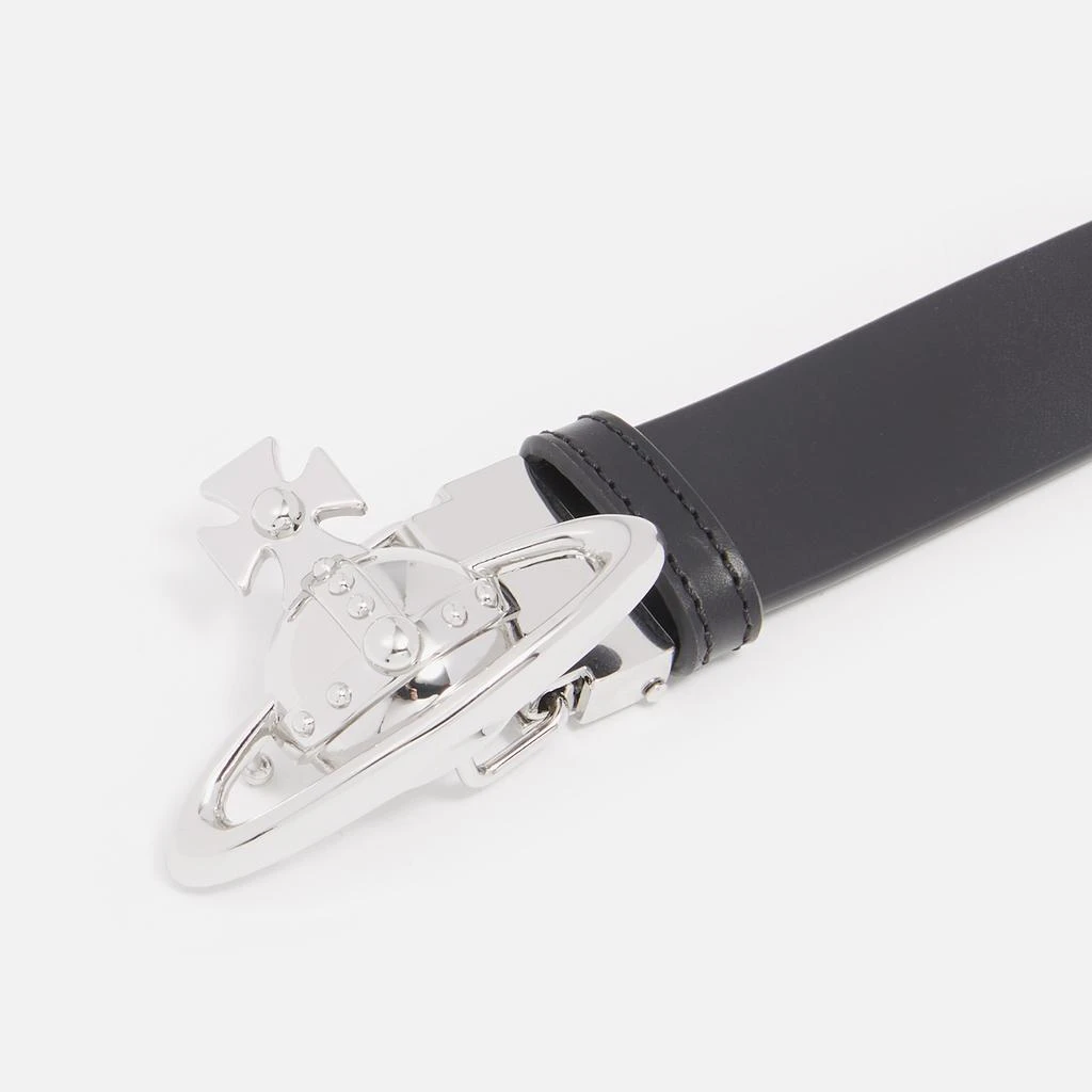 商品Vivienne Westwood|Vivienne Westwood Orb Buckle Palladio Leather Belt,价格¥1723,第2张图片详细描述