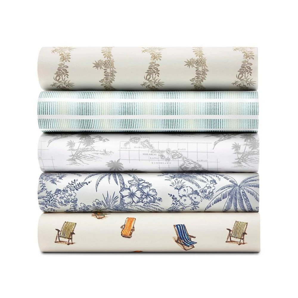 商品Tommy Bahama Home|Tommy Bahama Off The Grid Castaway Green Sheet Set,价格¥1159,第2张图片详细描述