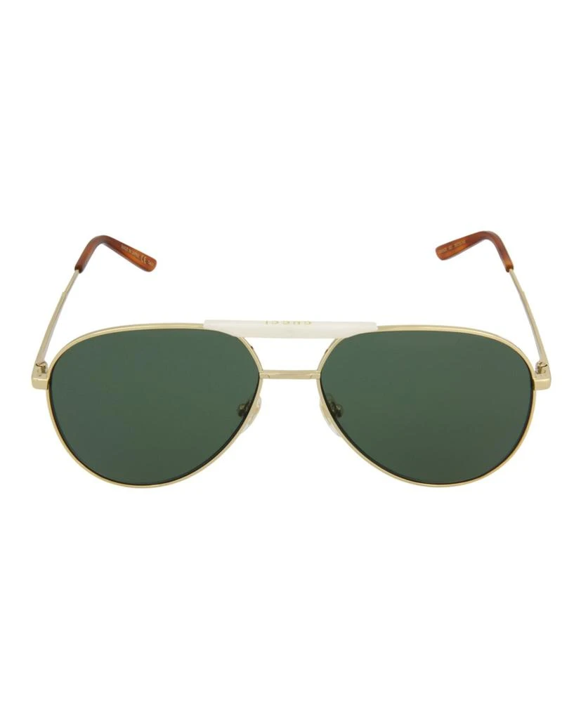 商品Gucci|Square-Frame Metal Sunglassses,价格¥1289,第1张图片