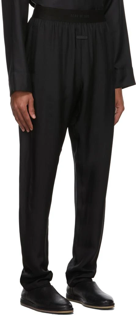 商品Fear of god|Black Silk Lounge Pants,价格¥2304,第2张图片详细描述