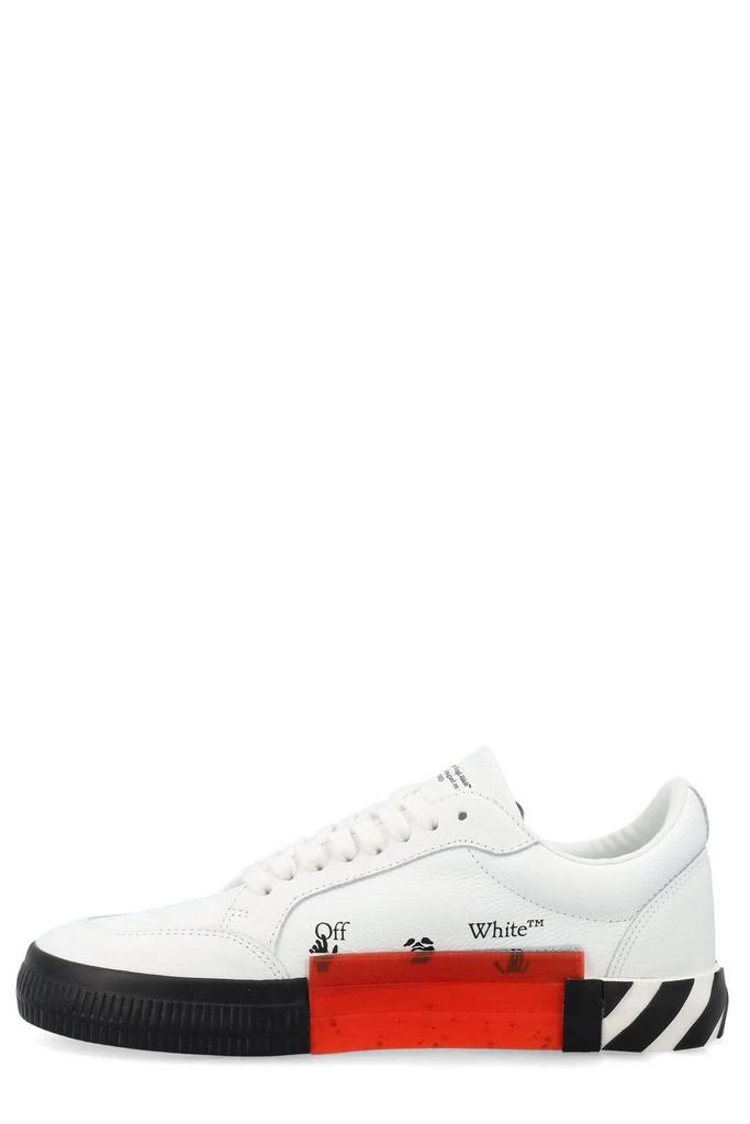 商品Off-White|Off-White Vulcanized Lace-Up Sneakers,价格¥1995,第2张图片详细描述