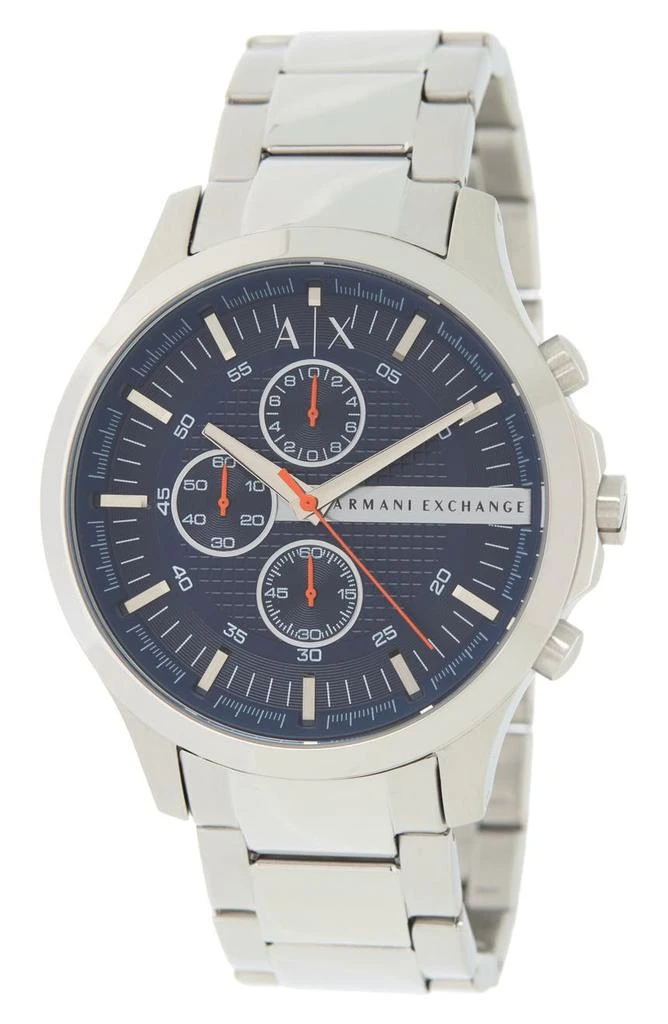 商品Armani Exchange|Men's Chronograph Bracelet Watch, 46mm,价格¥900,第1张图片