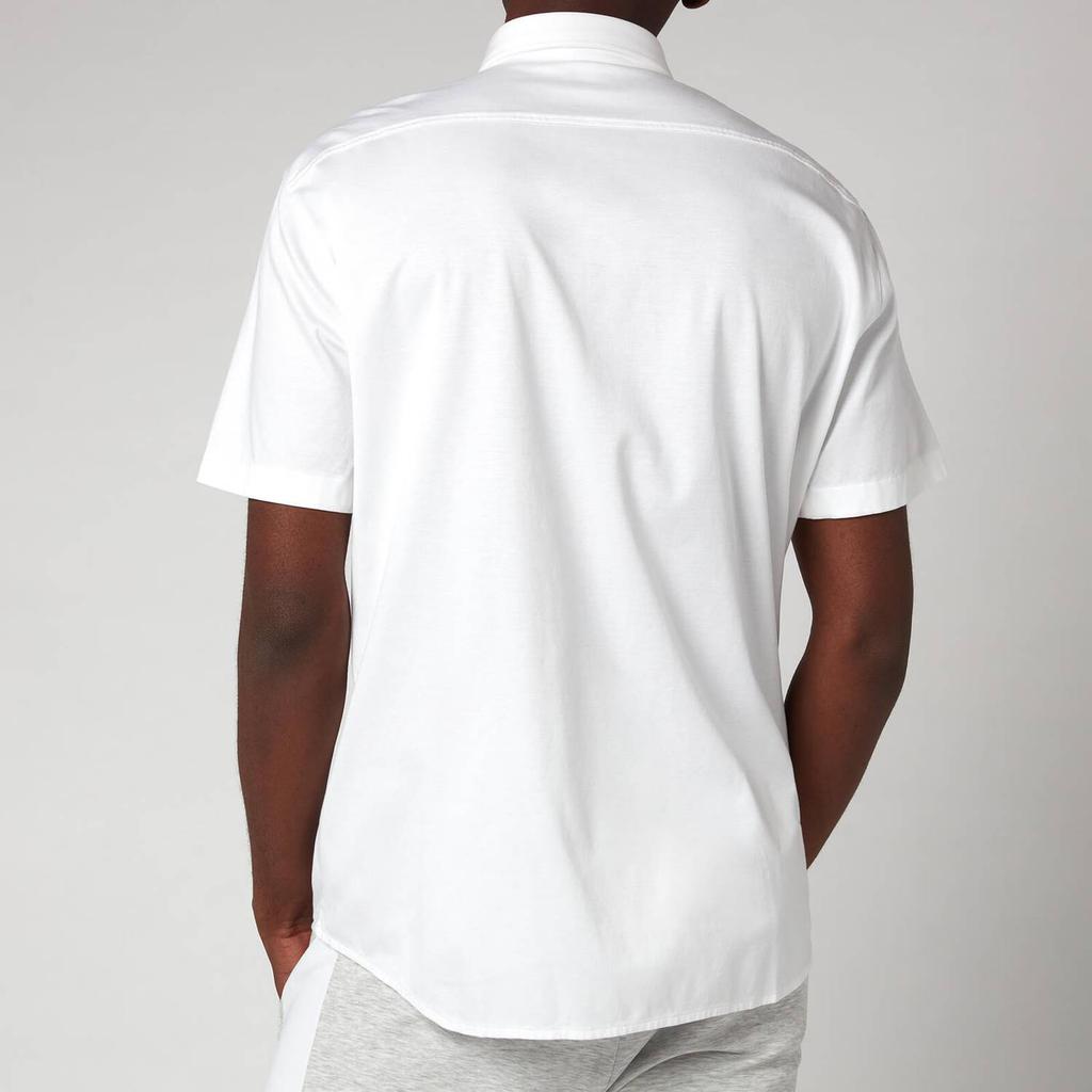 BOSS Green Men's Biadia Short Sleeve Shirt - White商品第2张图片规格展示