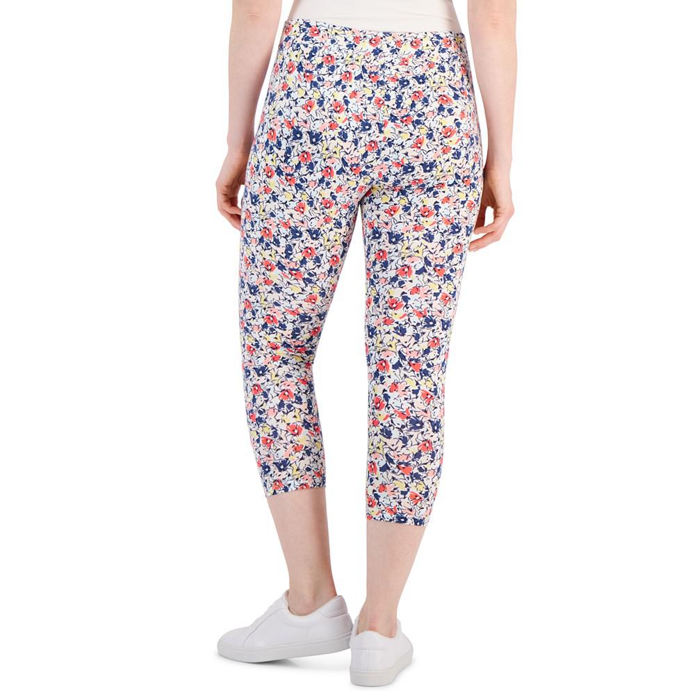 Petite Floral Capri Leggings, Created for Macy's商品第3张图片规格展示