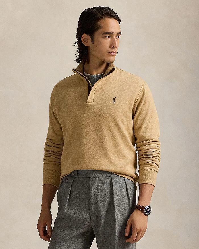 商品Ralph Lauren|Long Sleeve Quarter Zip Pullover,价格¥597,第1张图片