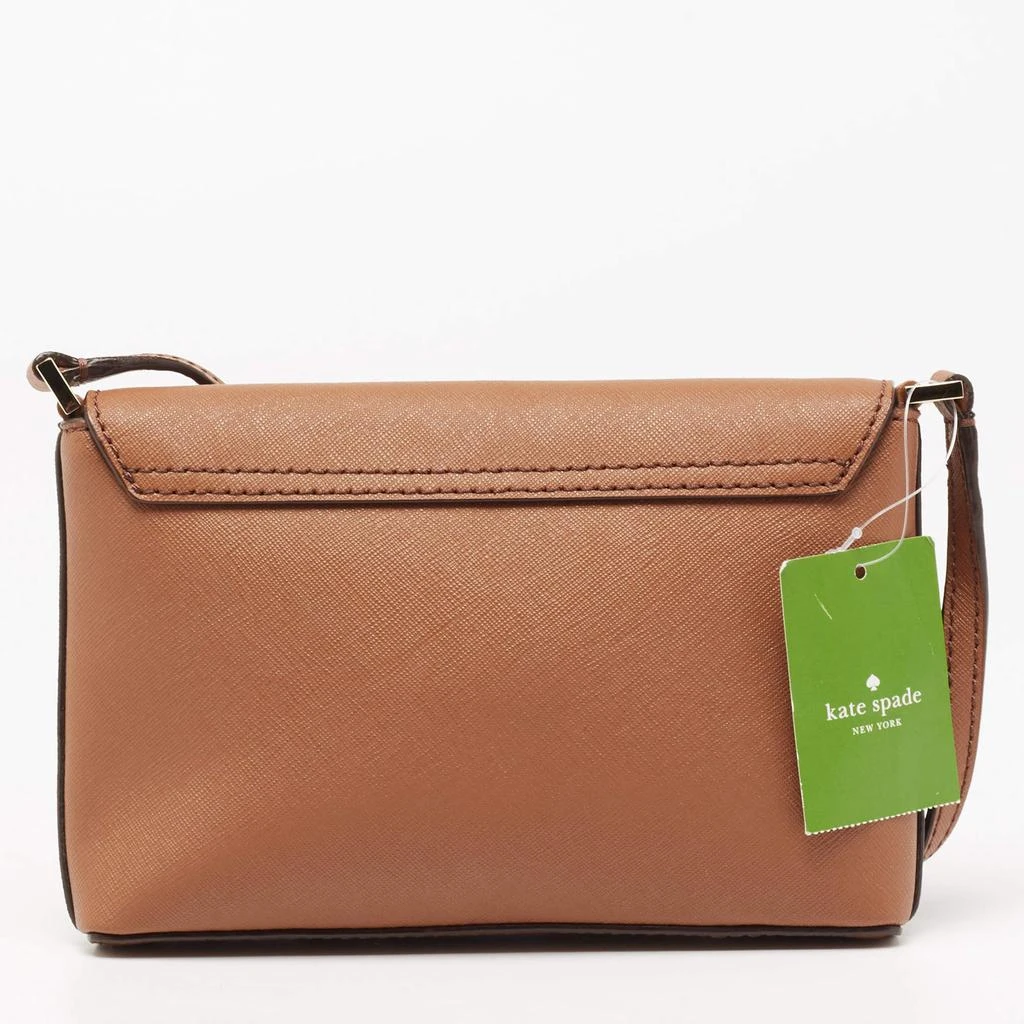 商品[二手商品] Kate Spade|Kate Spade Brown Leather Flap Sally Crossbody Bag,价格¥821,第4张图片详细描述