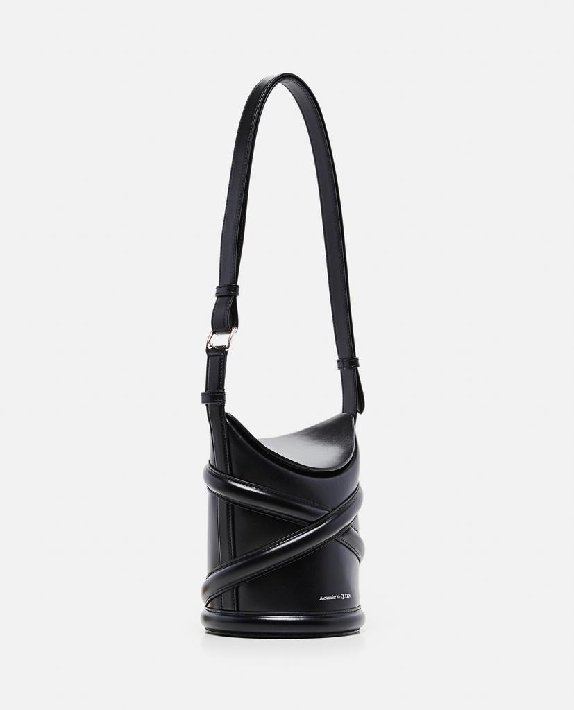 商品Alexander McQueen|THE CURVE SMALL BUCKET BAG,价格¥8707,第4张图片详细描述