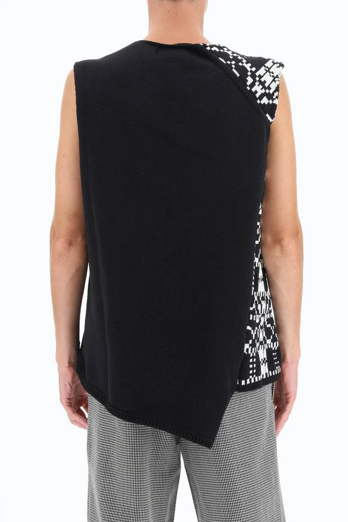 商品Comme des Garcons|Comme des garcons homme plus asymmetric sleeveless sweater,价格¥1663,第3张图片详细描述