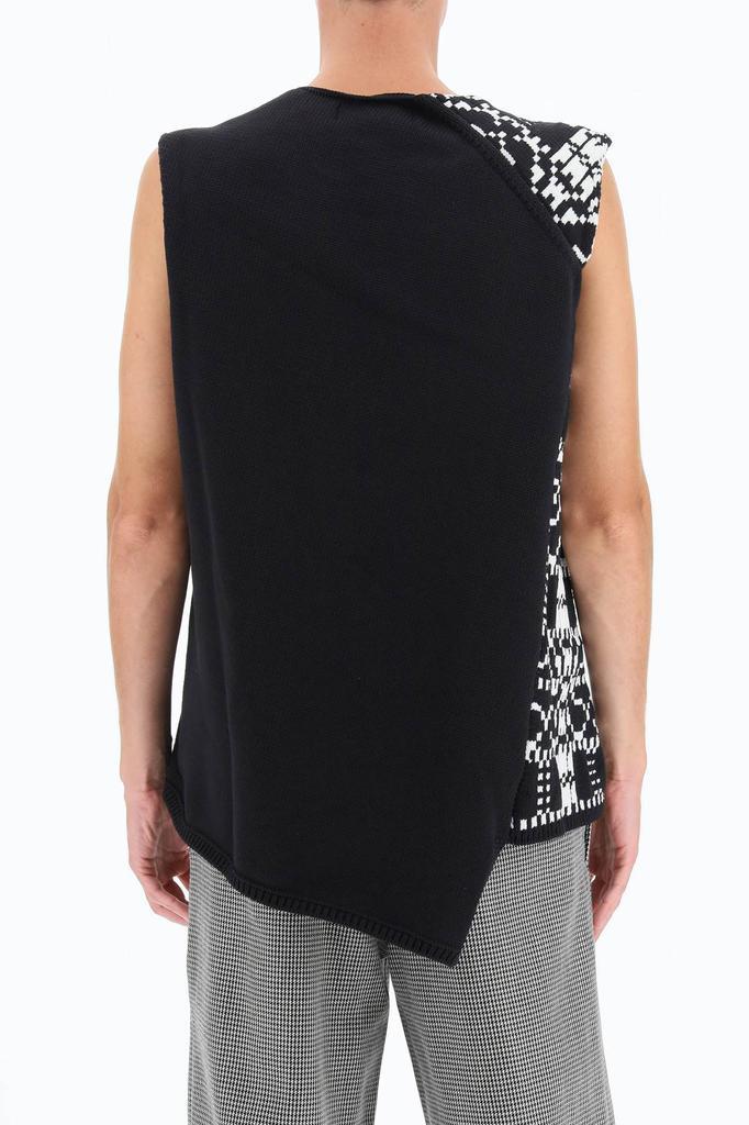 商品Comme des Garcons|Comme des garcons homme plus asymmetric sleeveless sweater,价格¥1610,第5张图片详细描述
