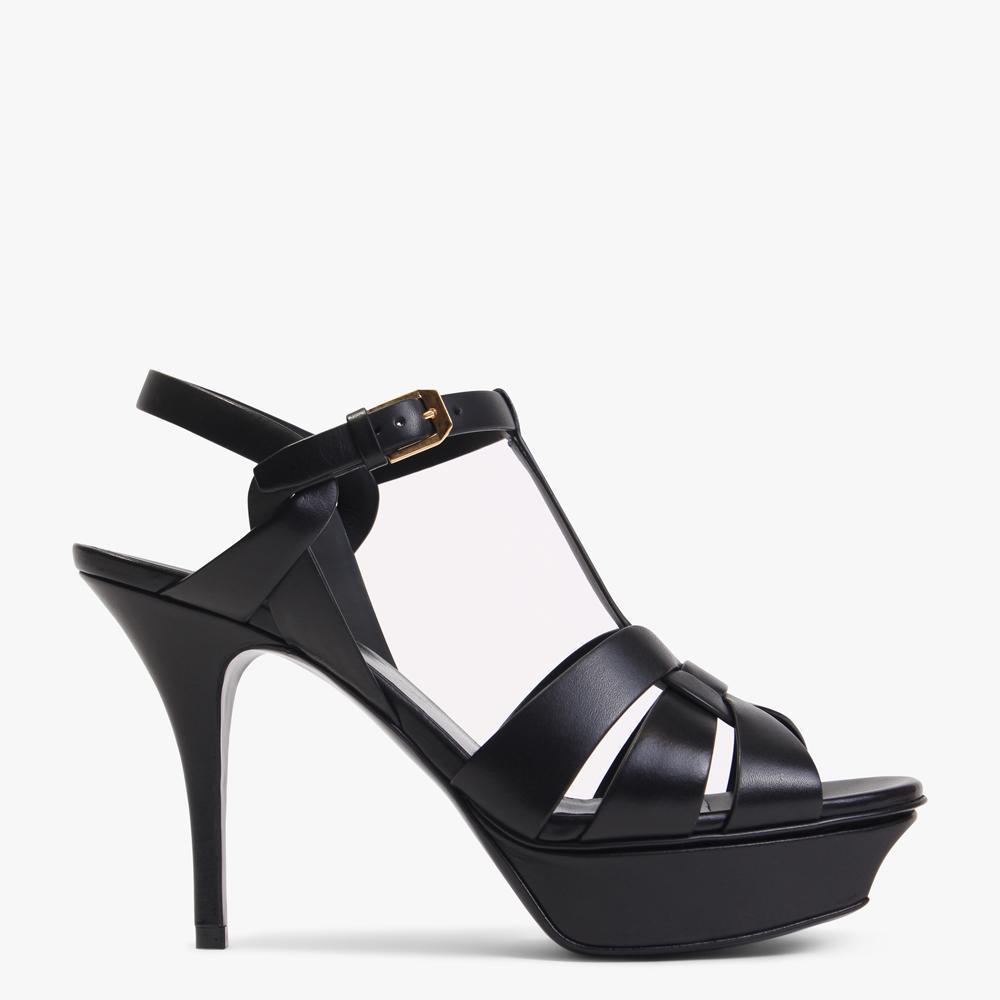 商品Yves Saint Laurent|Saint Laurent Women's Tribute Black Heels,价格¥5077,第1张图片