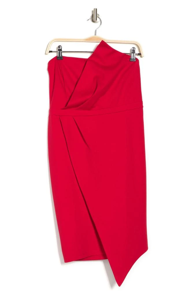 商品Love by Design|Audrey Strapless Asymmetrical Hem Dress,价格¥328,第3张图片详细描述