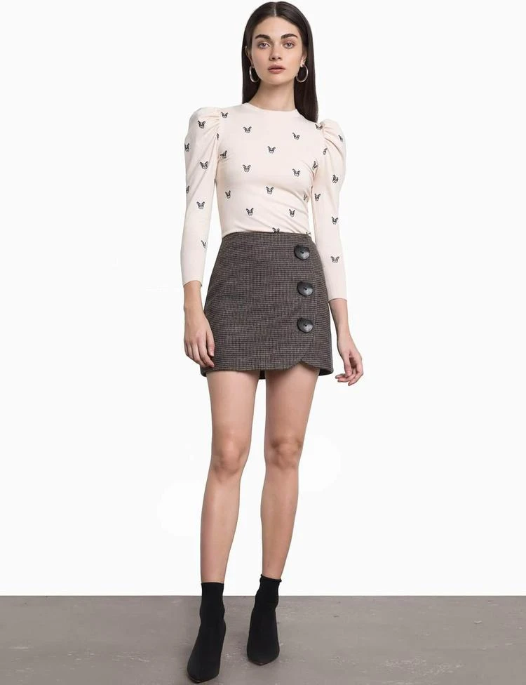 商品Pixie Market|Frenchie Puffy Sleeve Sweater,价格¥235,第4张图片详细描述