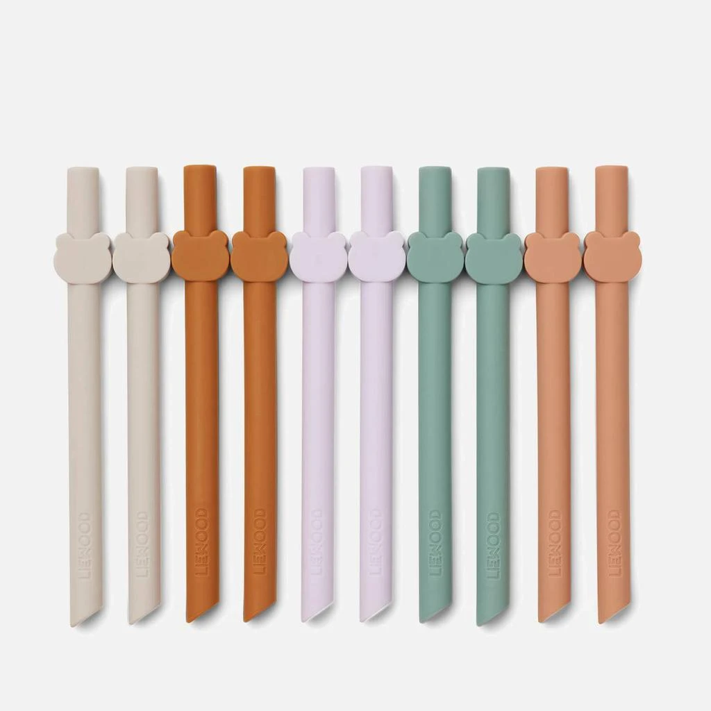 商品Liewood|Liewood Badu Kids' Straws - Multi (10 Pack),价格¥114,第1张图片