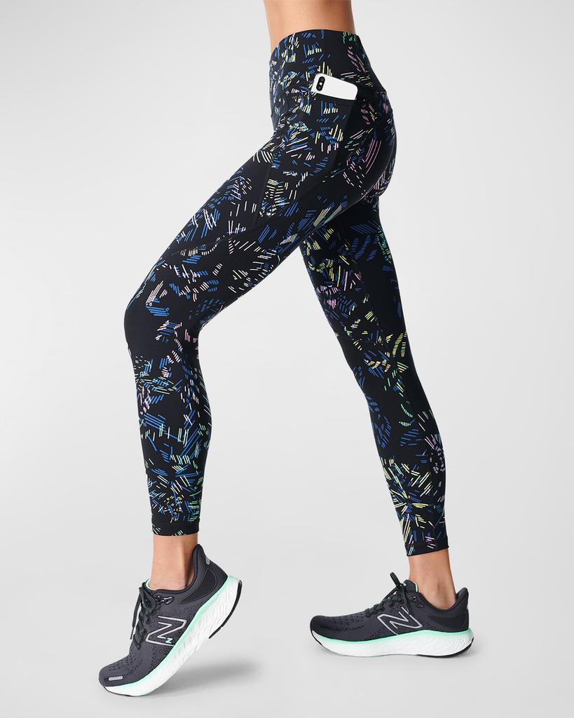 Floral Refract Power 7/8 Workout Leggings商品第1张图片规格展示