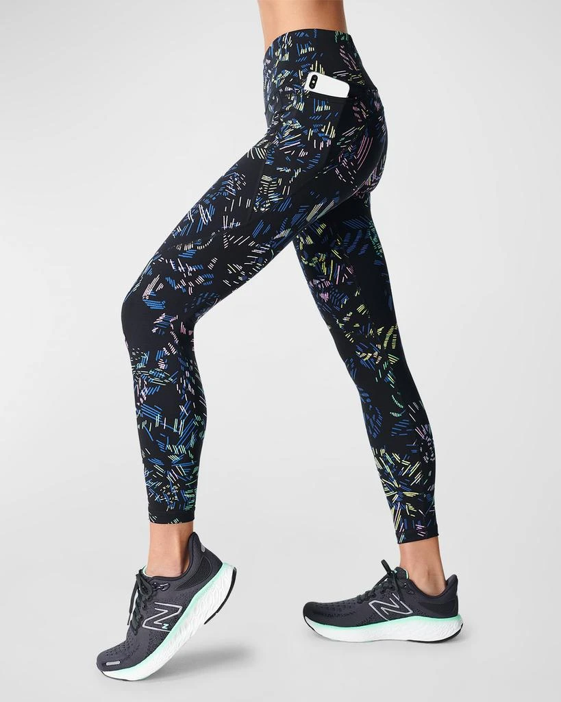 商品SWEATY BETTY|Floral Refract Power 7/8 Workout Leggings,价格¥376,第1张图片