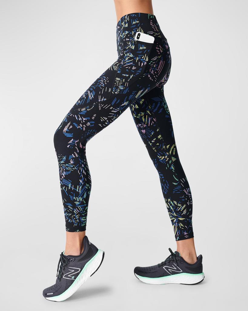 商品SWEATY BETTY|Floral Refract Power 7/8 Workout Leggings,价格¥360,第1张图片