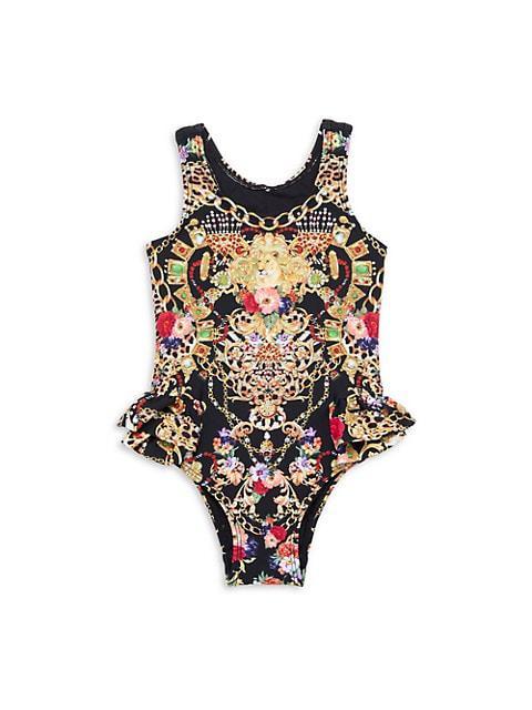 商品Camilla|Baby Girl's Party Like Ruffle One-Piece Swimsuit,价格¥321,第1张图片