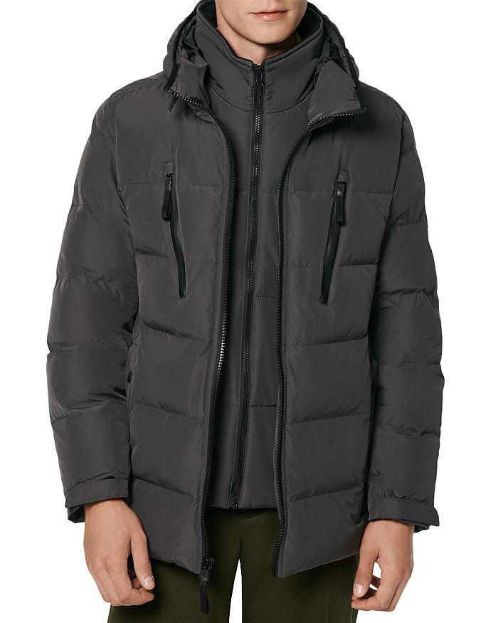 商品Marc New York by Andrew Marc|Montrose Mid Length Water Resistant Puffer Coat,价格¥1397,第6张图片详细描述