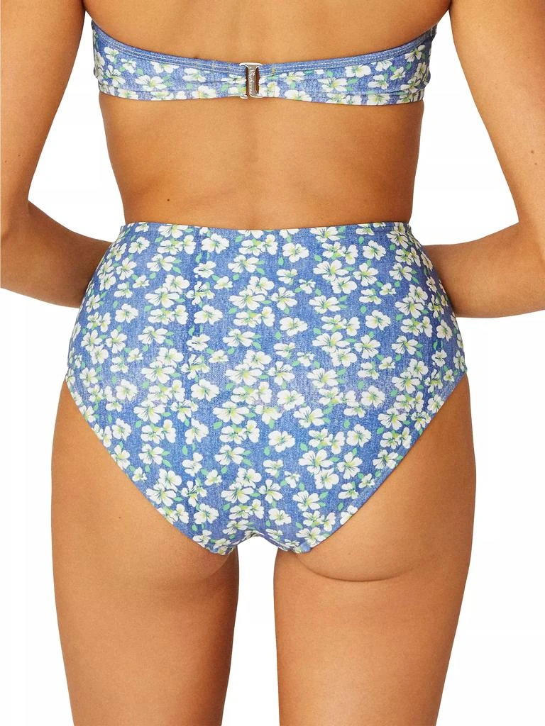 商品Shoshanna|Floral High-Waist Bikini Bottom,价格¥482,第4张图片详细描述