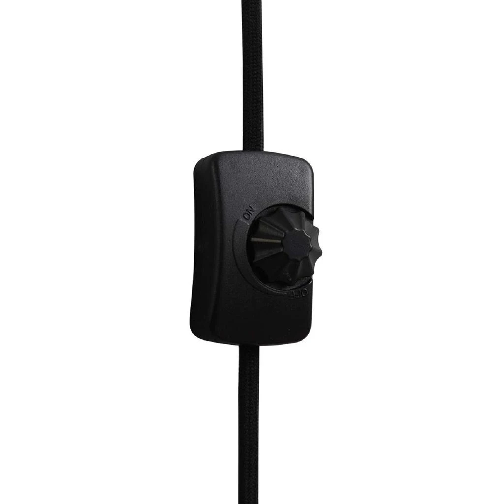商品Nova of California|Nova of California Brace 20" Plug-in Contemporary  Sconce in Matte Black With Brass Shade and Dimmer Switch for Bedroom Livingroom  Hallway Brass,价格¥1186,第5张图片详细描述