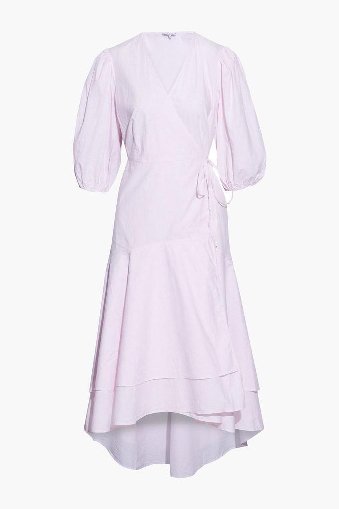 商品Ganni|Layered floral-print cotton-poplin midi wrap dress,价格¥816,第5张图片详细描述