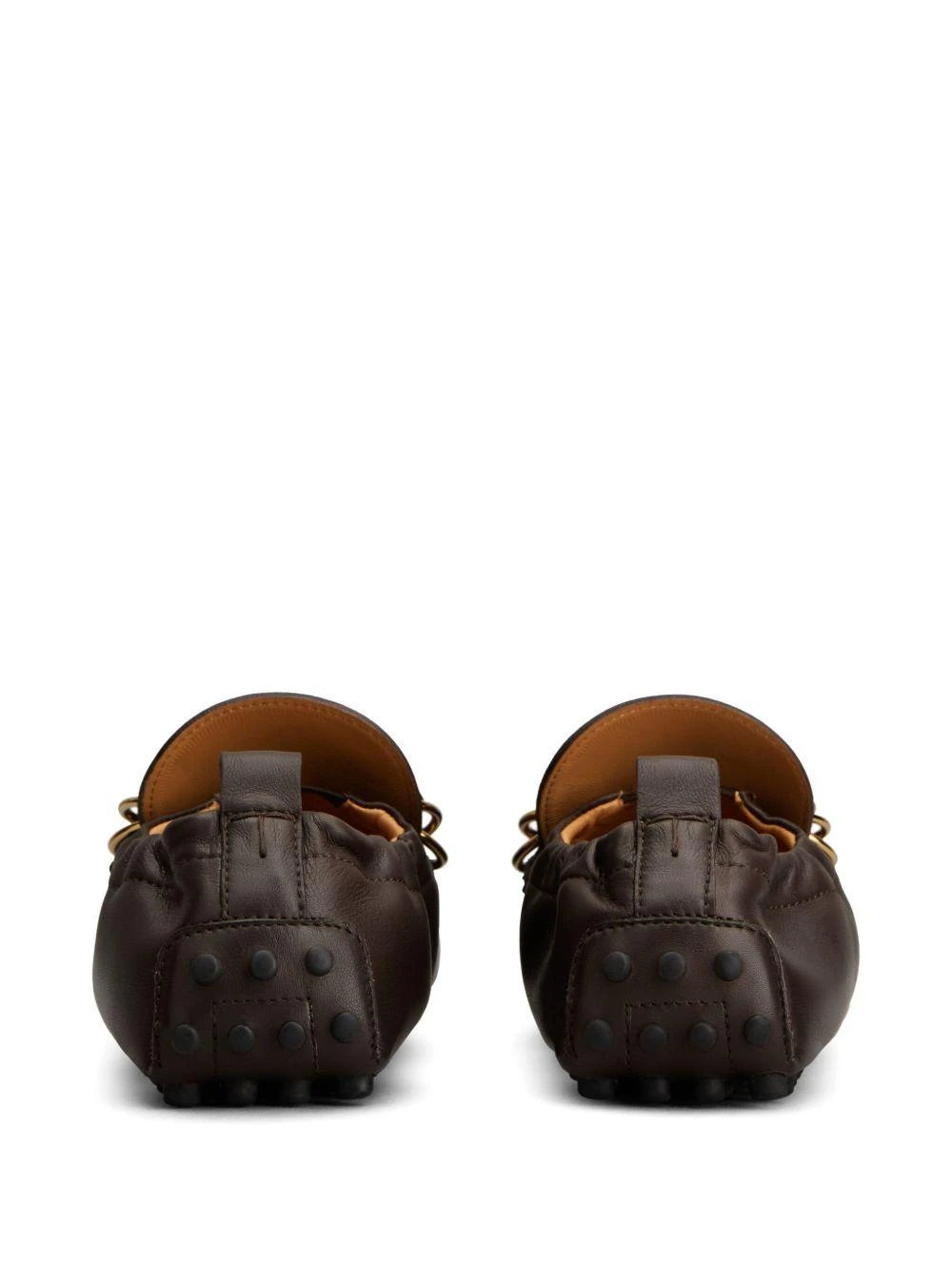 商品【商品预售15天发货】 Tod's|Tod's 女士芭蕾乐福鞋 XXW22L0JI80U1PS808 深棕色,价格¥4438,第1张图片